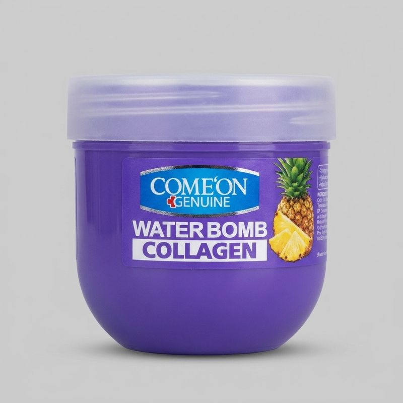 کرم آبرسان کامان سری واتربمب مدل COLLAGEN حجم 200 میلی‌لیتر، فاقد چربی، تقویت‌کننده و مناسب برای همه انواع پوست