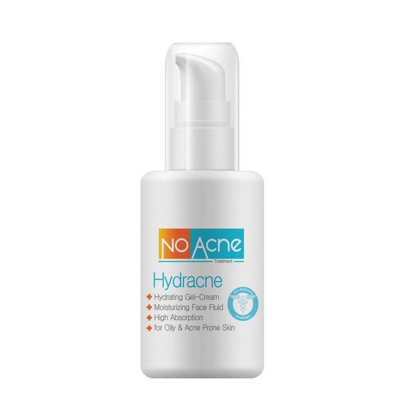 ژل کرم آبرسان صورت نو آکنه مدل Hydracne مناسب پوست چرب و آکنه‌دار، بافت سبک، مرطوب‌کننده، حاوی عصاره آلوئه‌ورا، حجم 82 میلی‌ل